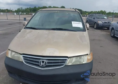 2002 Honda Odyssey Ex-L z USA, uszkodzony, nr VIN 2HKRL18012H589266